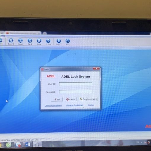 giao diện phần mềm adel